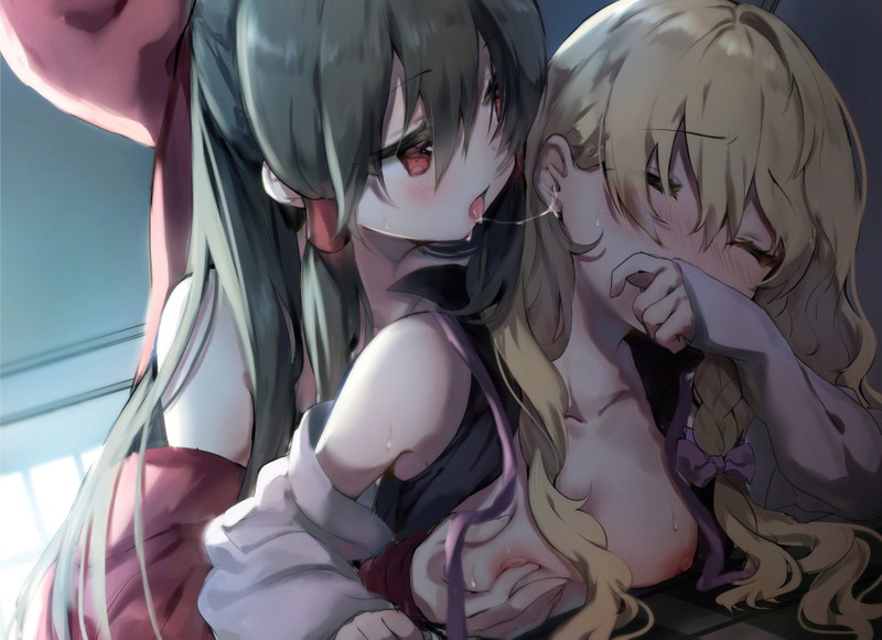 【二次】女の子同士でイチャイチャしてる百合(レズ)のエロ画像 Part１３