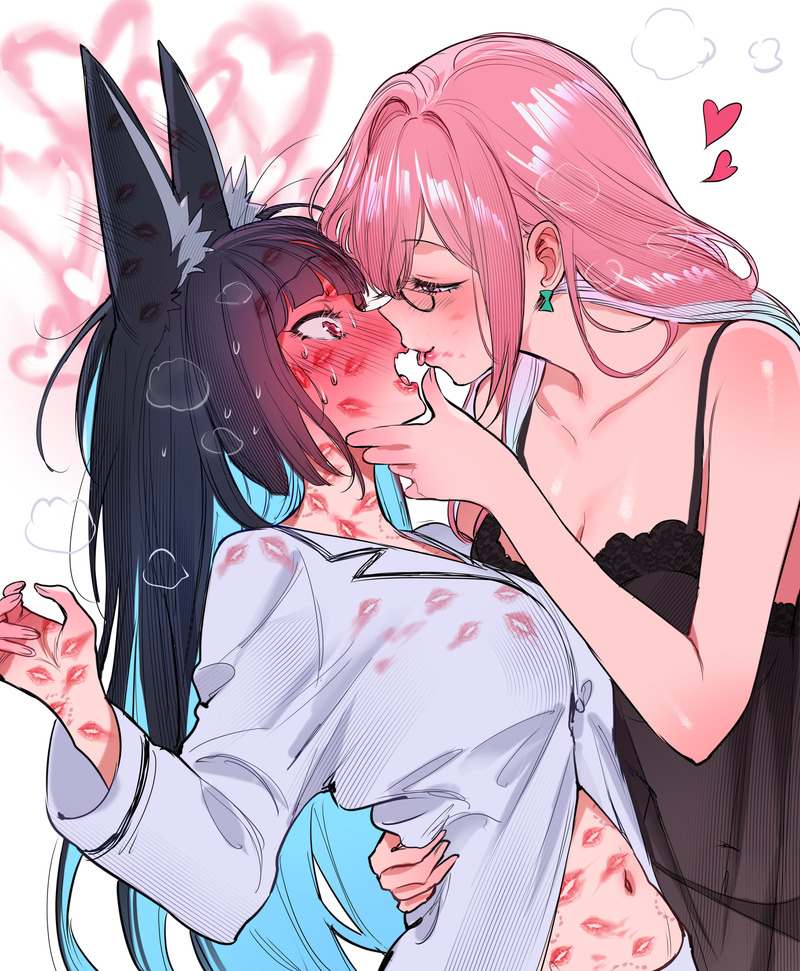 【二次】女の子同士でイチャイチャしてる百合(レズ)のエロ画像 Part１３