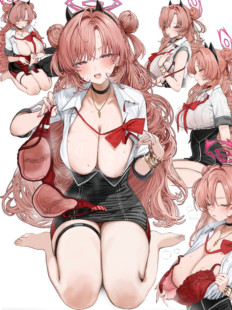 【二次】服や下着が脱げかかっている女の子たちのエロ画像 Part４８