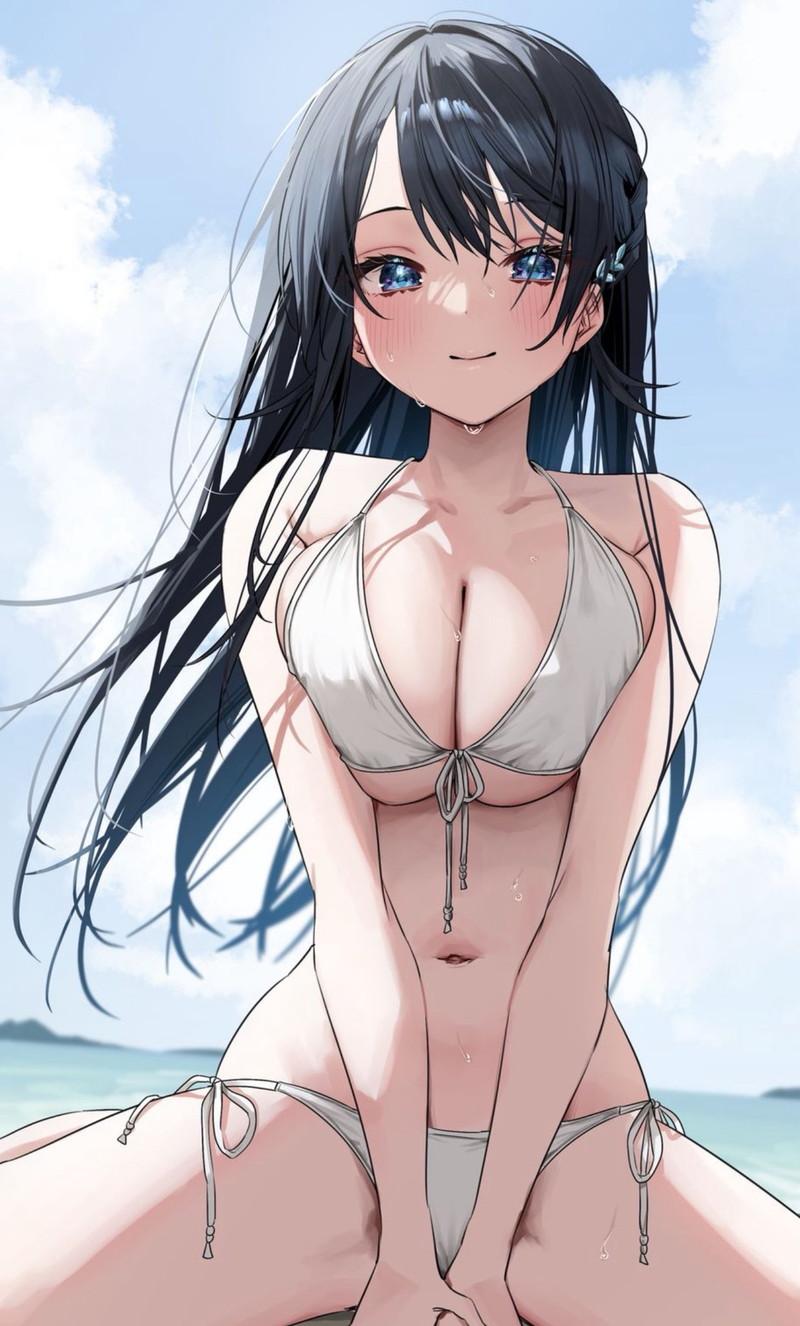 【二次】胸の谷間がエロい格好の女の子たちのエロ画像 Part２５