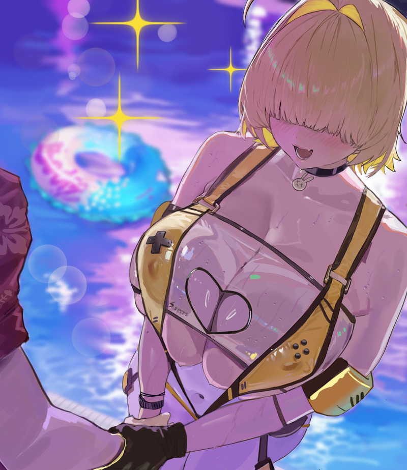 【二次】胸の谷間がエロい格好の女の子たちのエロ画像 Part２５