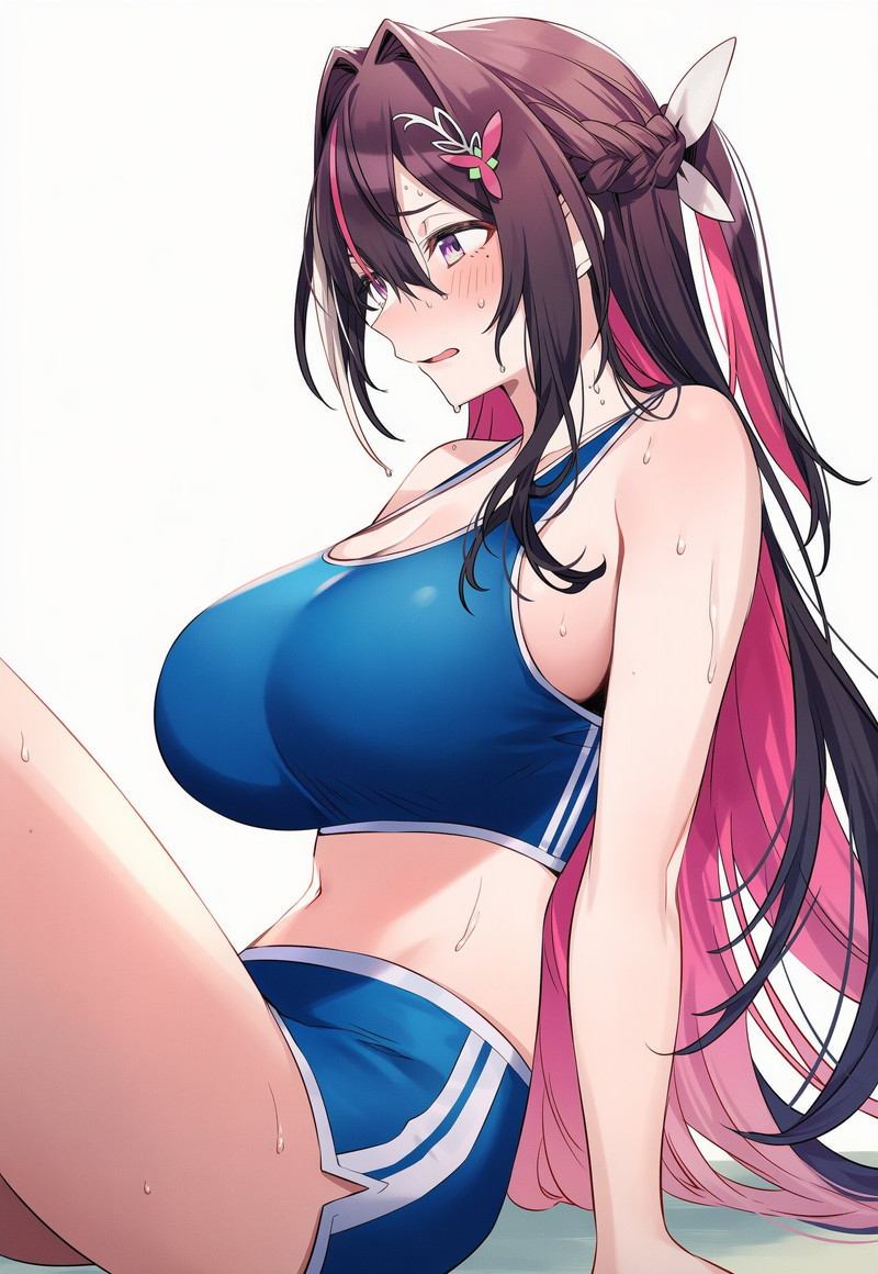 【二次】運動用のスポーツウェアを着た女の子のエロ画像 Part２４