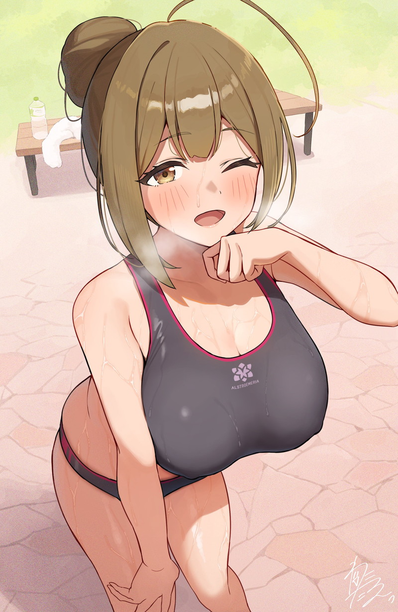 【二次】運動用のスポーツウェアを着た女の子のエロ画像 Part２４