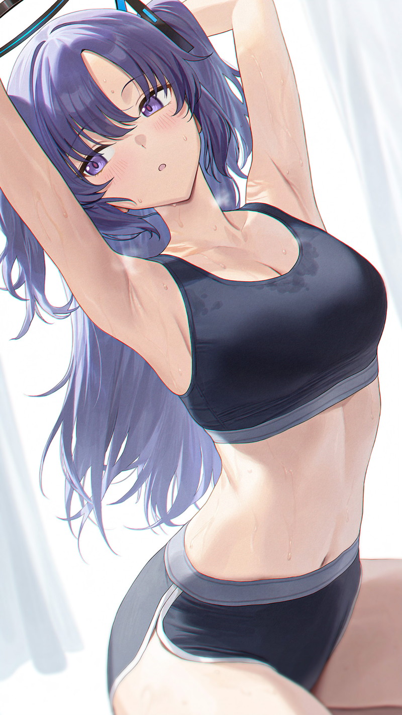 【二次】運動用のスポーツウェアを着た女の子のエロ画像 Part２４