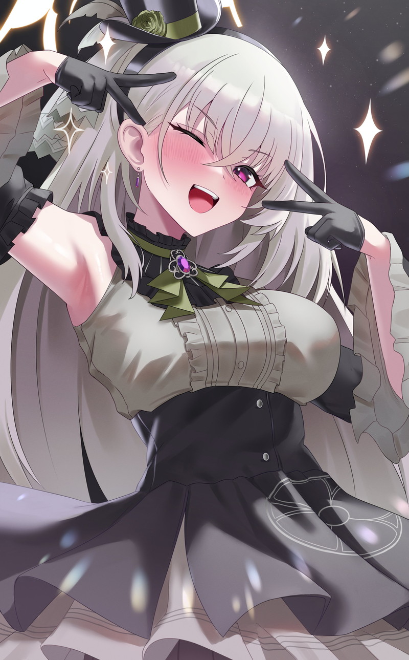 【二次】肩と腕が露出したノースリーブ服のエロ画像 Part３