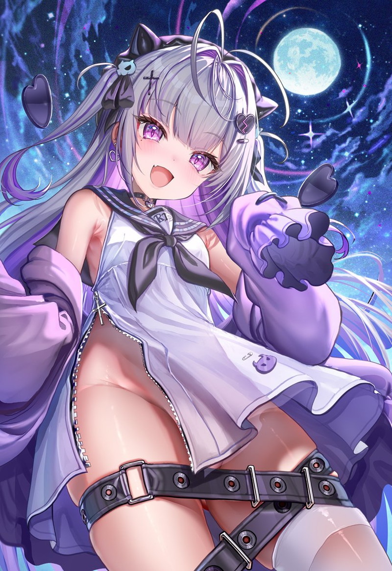 【二次】肩と腕が露出したノースリーブ服のエロ画像 Part３