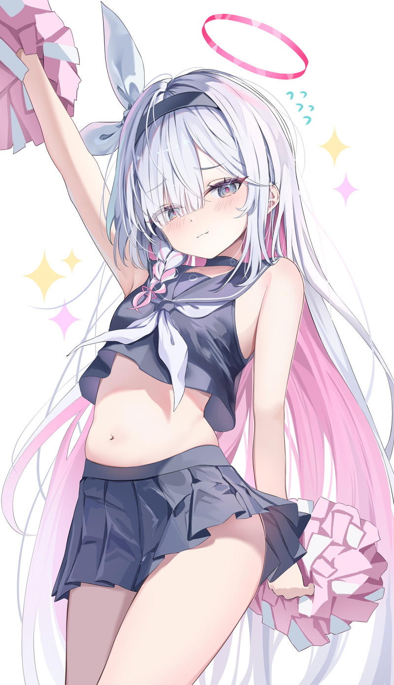 【二次】肩と腕が露出したノースリーブ服のエロ画像 Part３