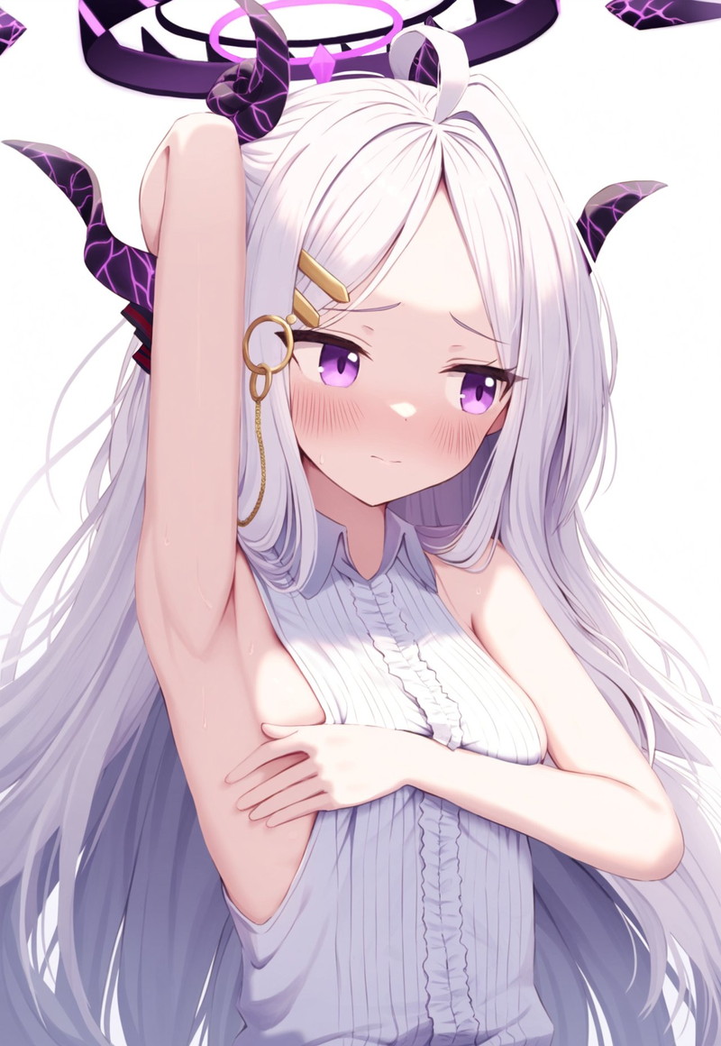 【二次】肩と腕が露出したノースリーブ服のエロ画像 Part３