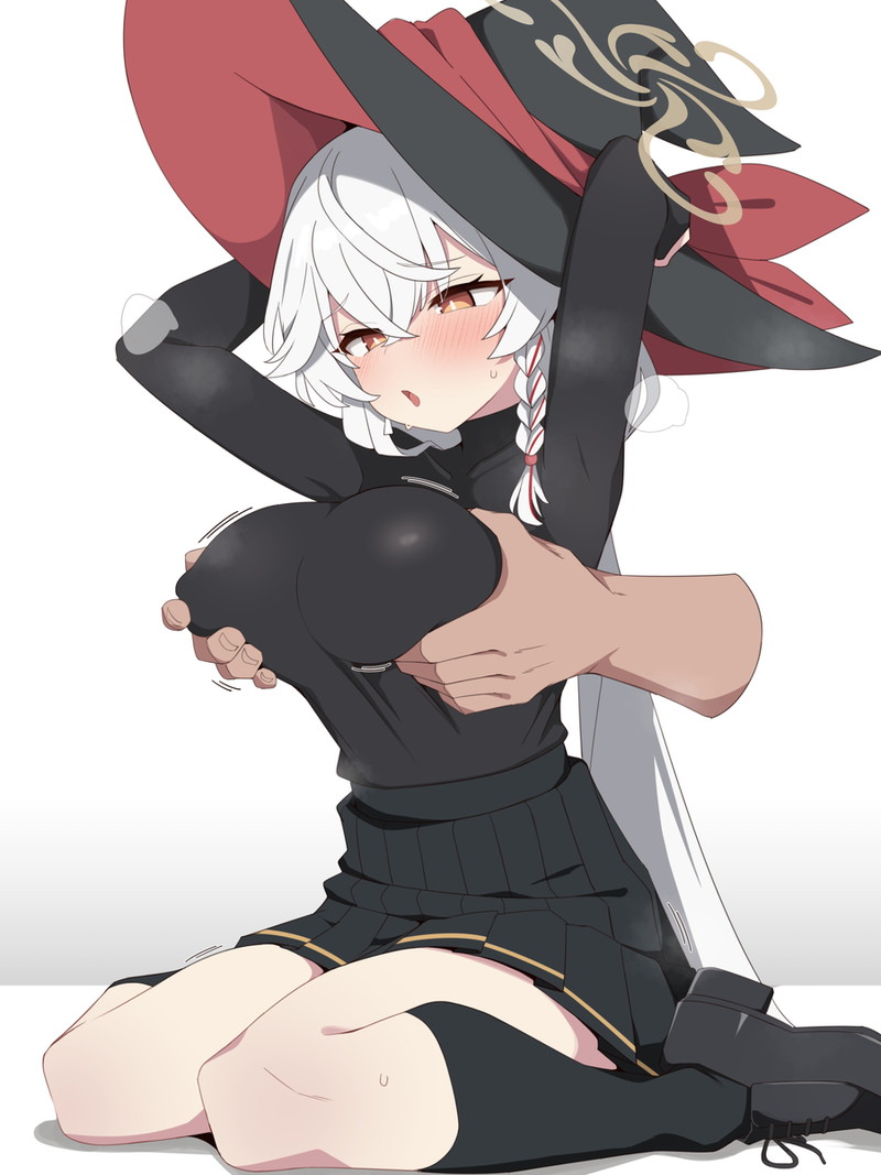 【二次】おっぱいを揉んでいる乳揉みエロ画像まとめ Part８