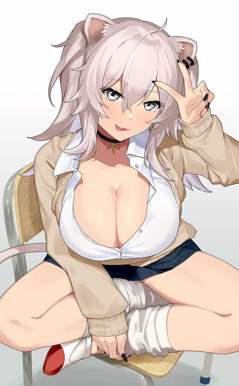 【二次】ピースサインをしている女の子たちのエロ画像 Part４７