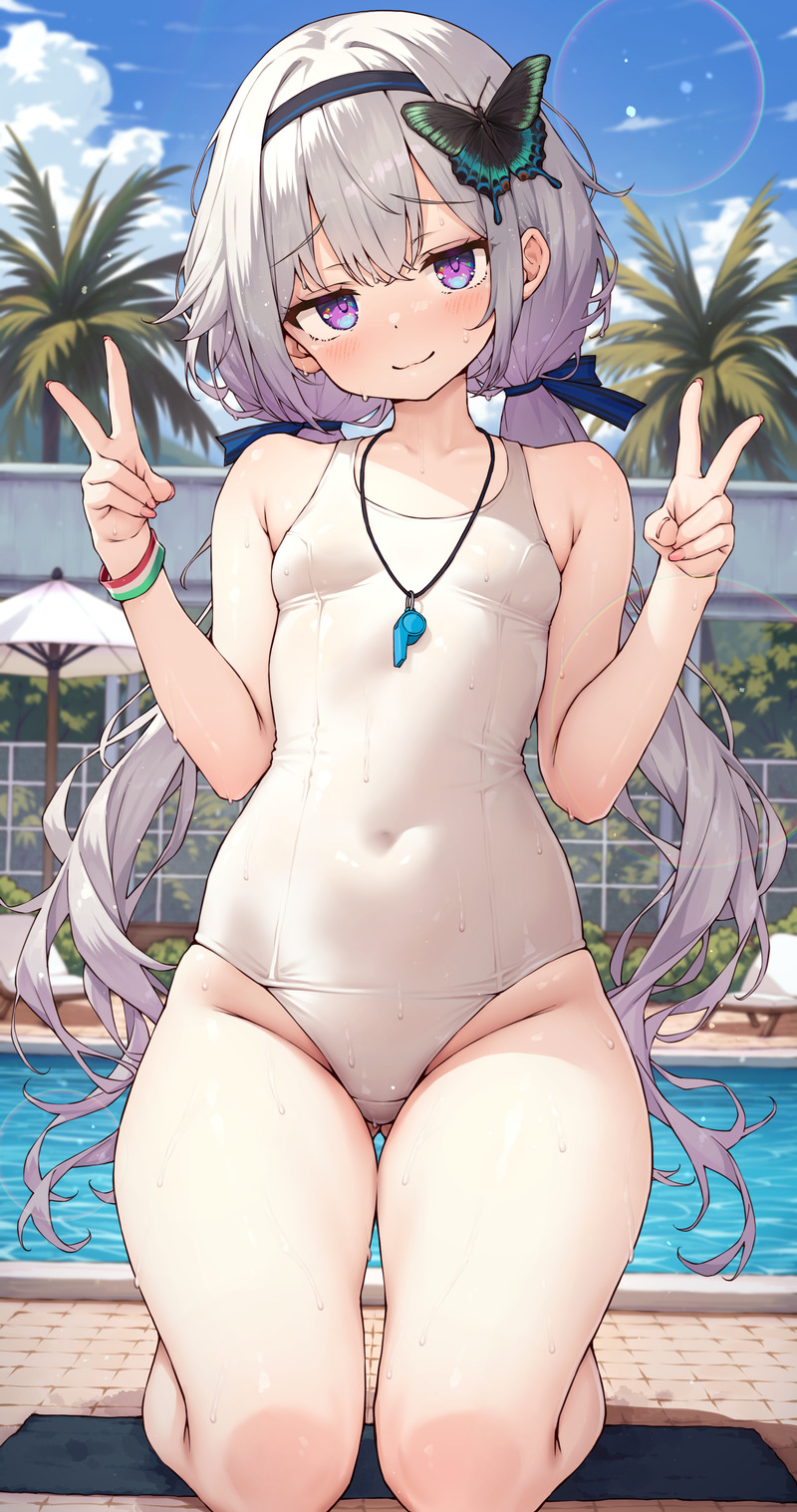 【二次】ピースサインをしている女の子たちのエロ画像 Part４７