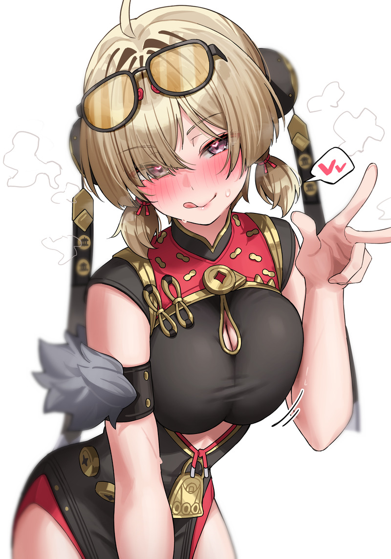 【二次】ピースサインをしている女の子たちのエロ画像 Part４７