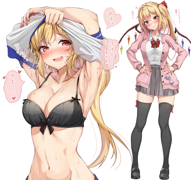 【二次】エッチで可愛いブラジャーを付けた女の子のエロ画像 Part８１