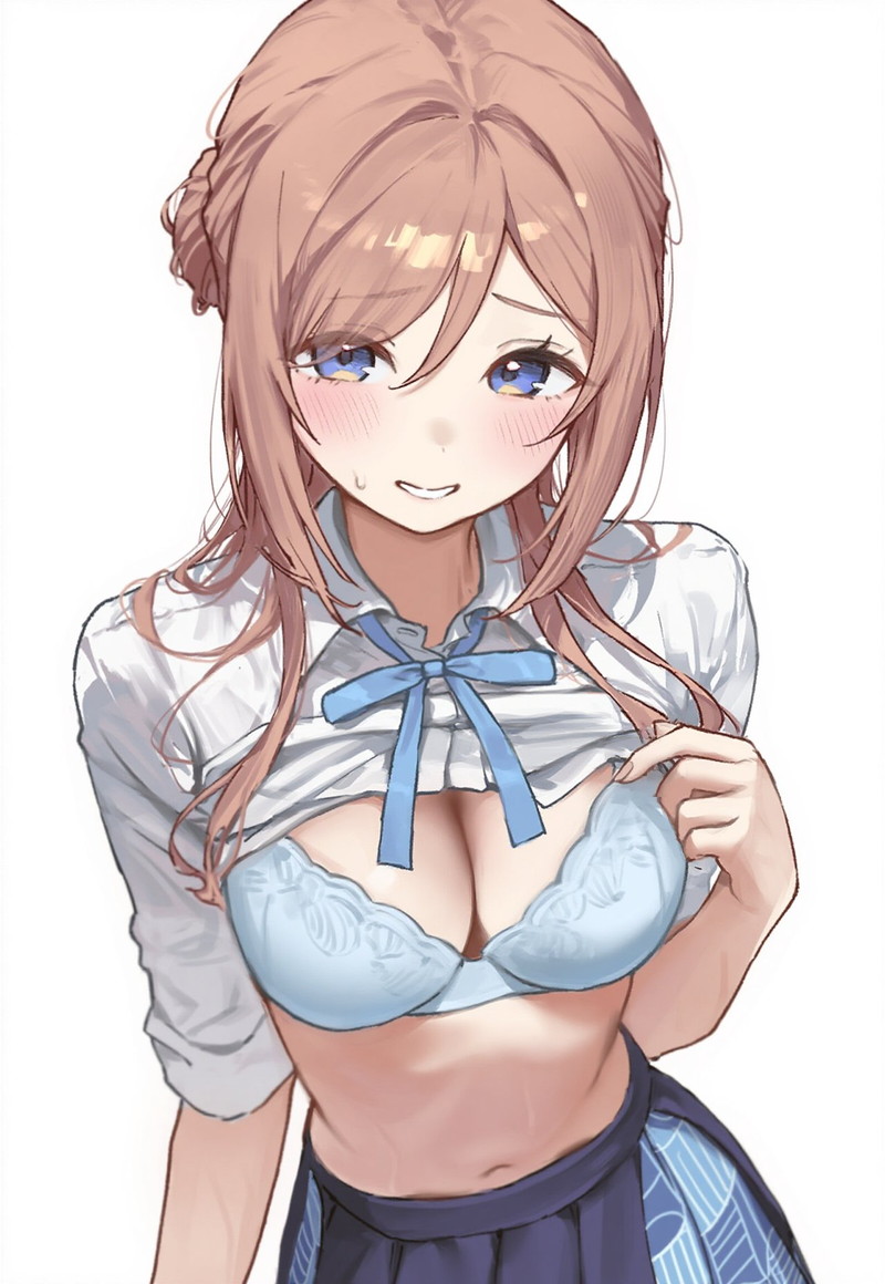 【二次】エッチで可愛いブラジャーを付けた女の子のエロ画像 Part８１