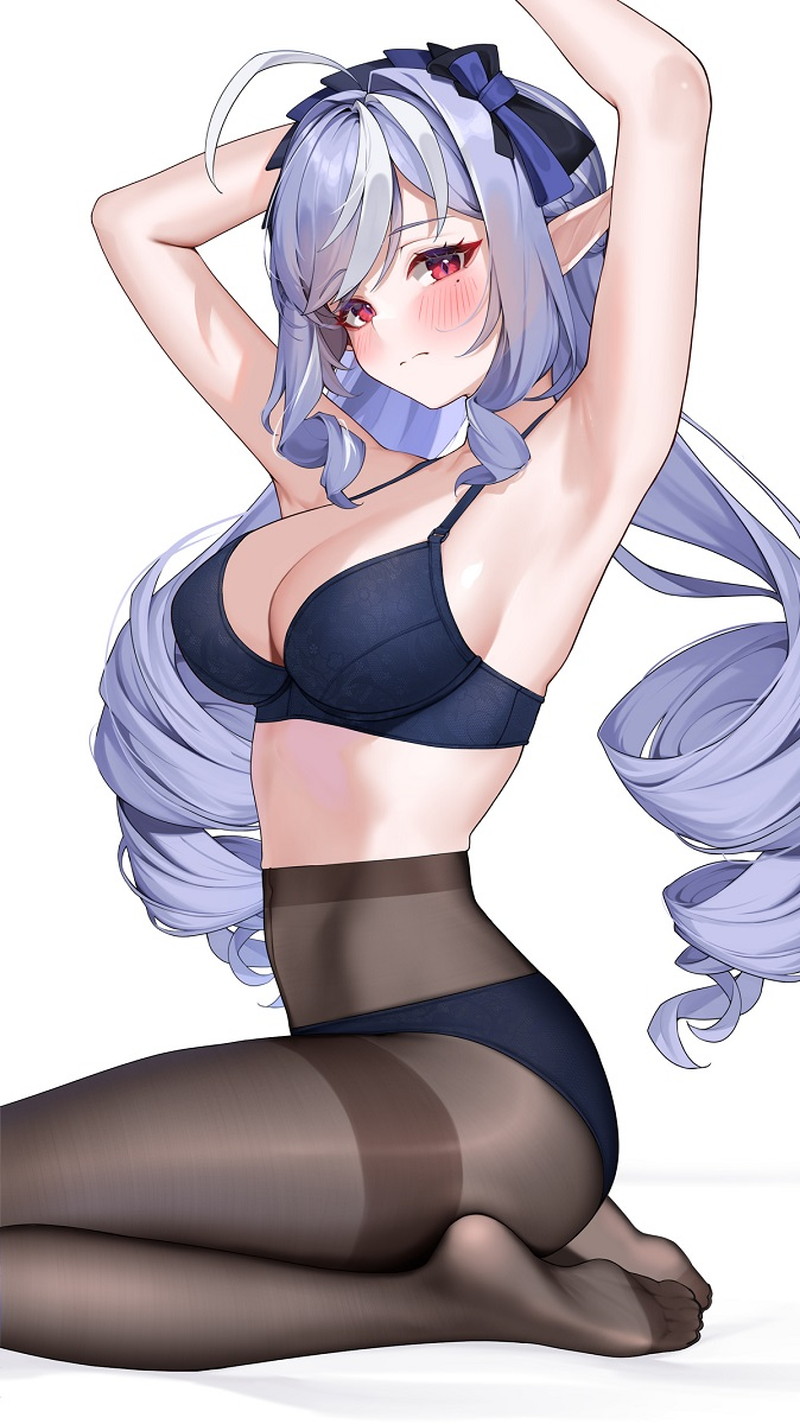 【二次】エッチで可愛いブラジャーを付けた女の子のエロ画像 Part８１