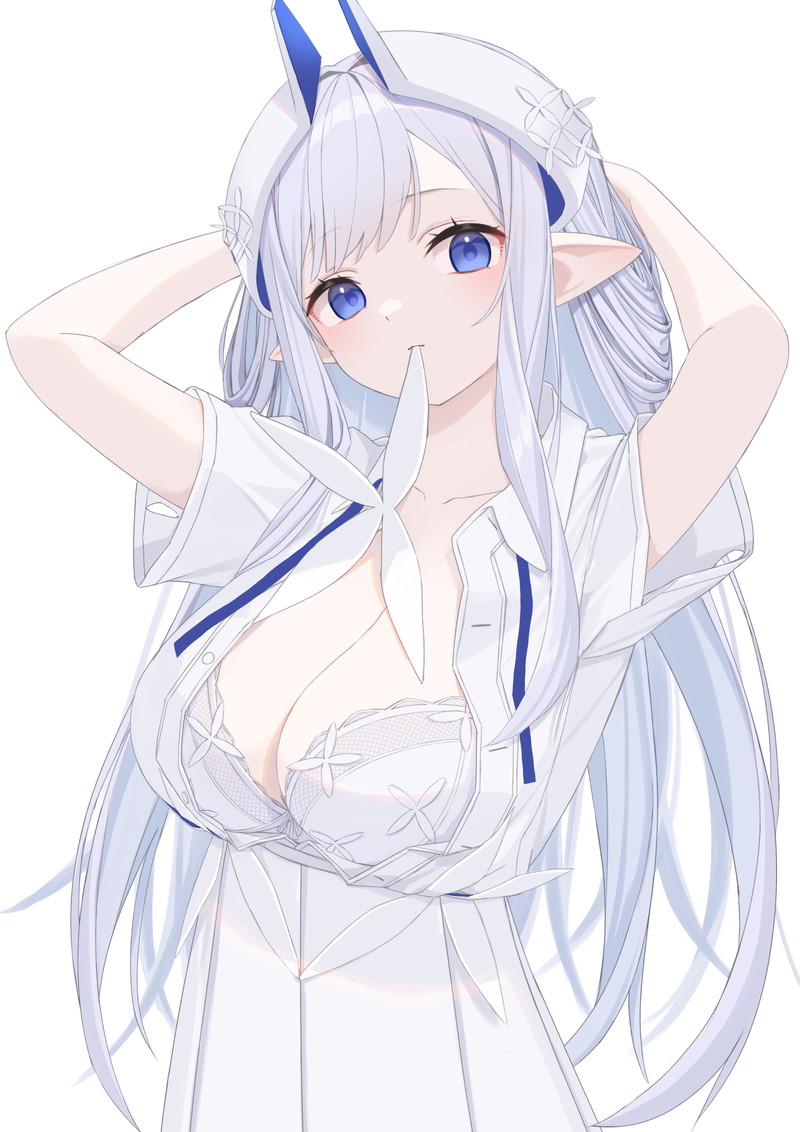 【二次】エッチで可愛いブラジャーを付けた女の子のエロ画像 Part８１