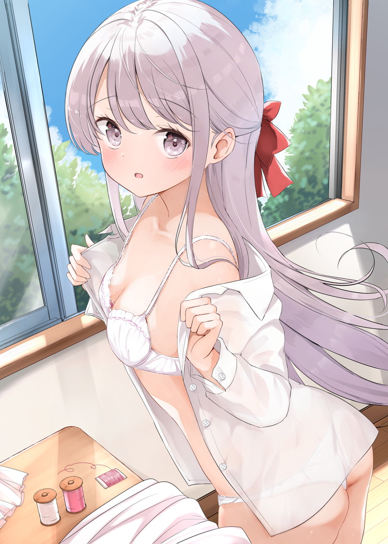 【二次】エッチで可愛いブラジャーを付けた女の子のエロ画像 Part８１