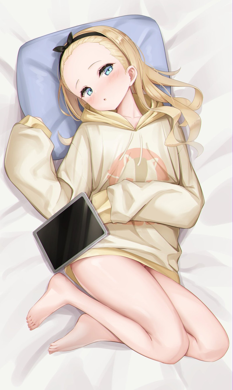 【二次】ベッドのシーツの上のエロ画像 Part２