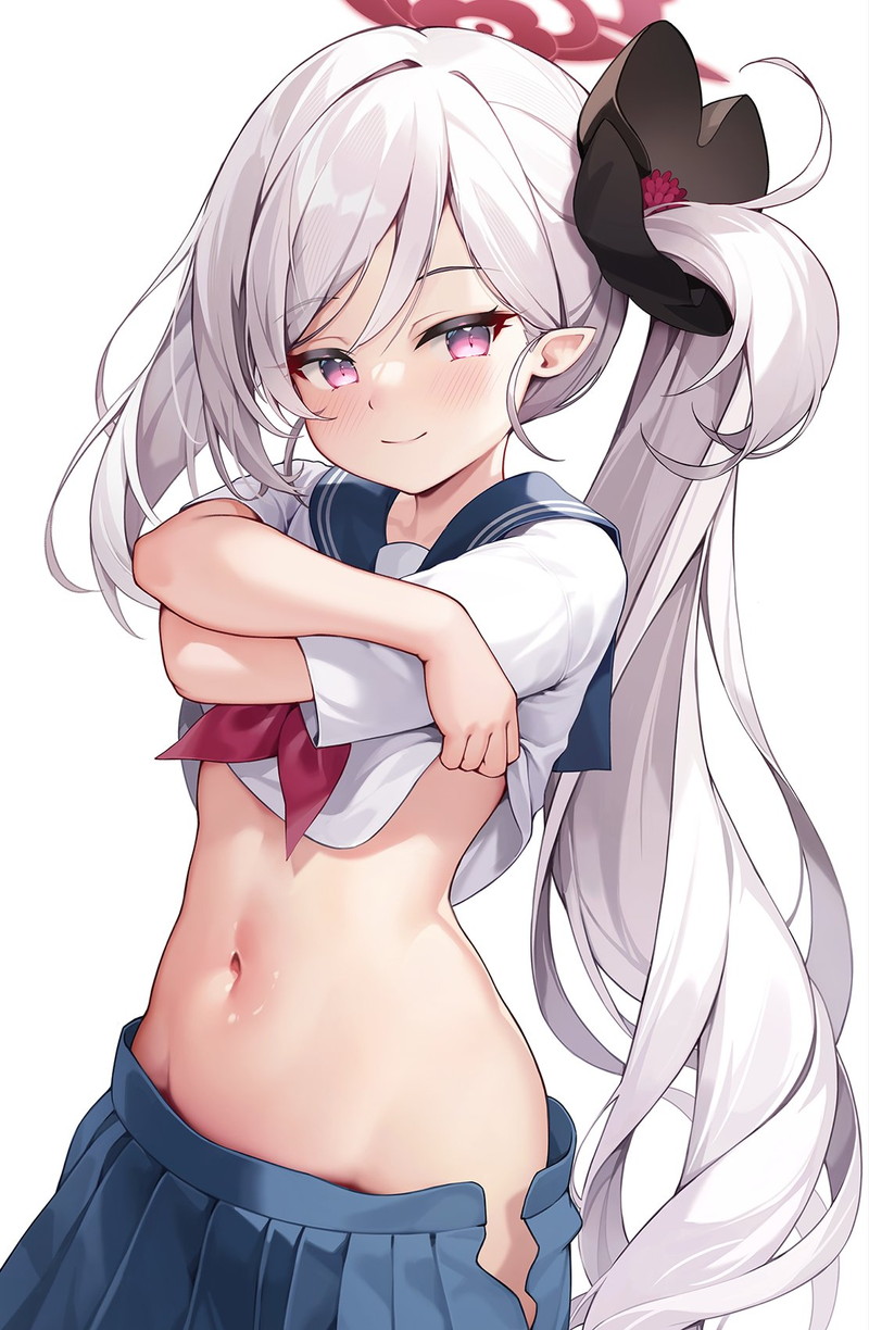 【二次】服や下着が脱げかかっている女の子たちのエロ画像 Part５０