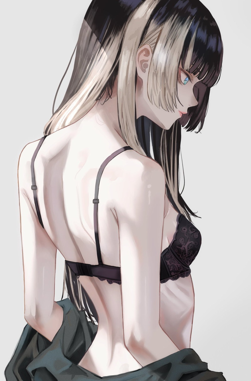 【二次】服や下着が脱げかかっている女の子たちのエロ画像 Part５０