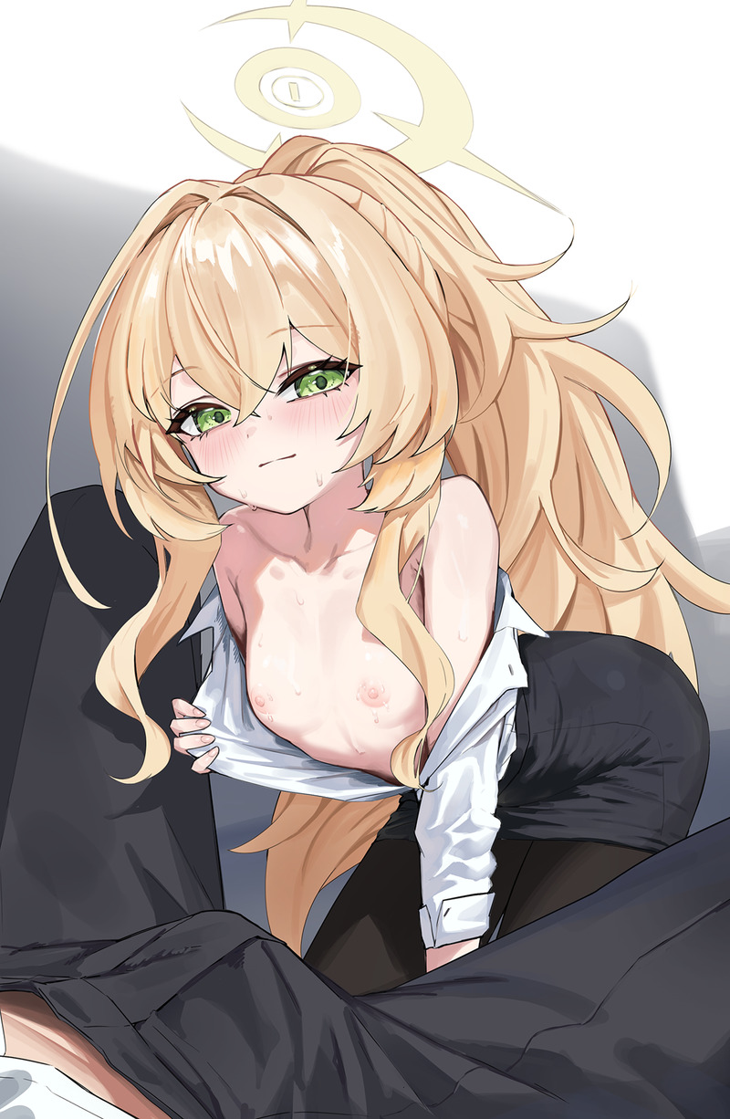 【二次】服や下着が脱げかかっている女の子たちのエロ画像 Part５０