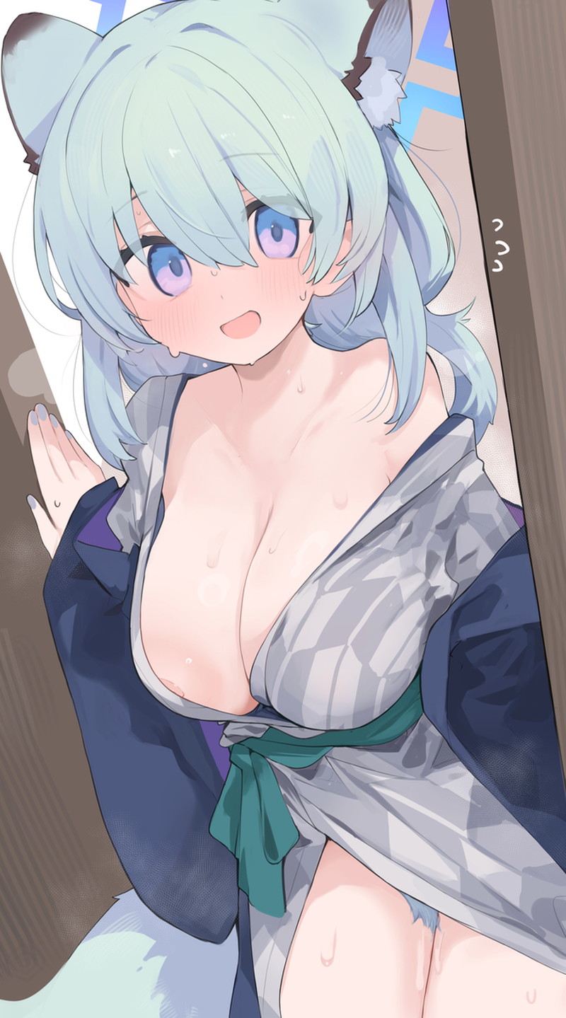 【二次】服や下着が脱げかかっている女の子たちのエロ画像 Part４９