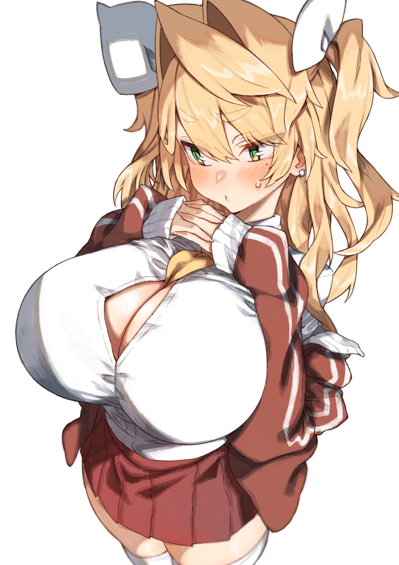 【二次】胸の谷間がエロい格好の女の子たちのエロ画像 Part２６