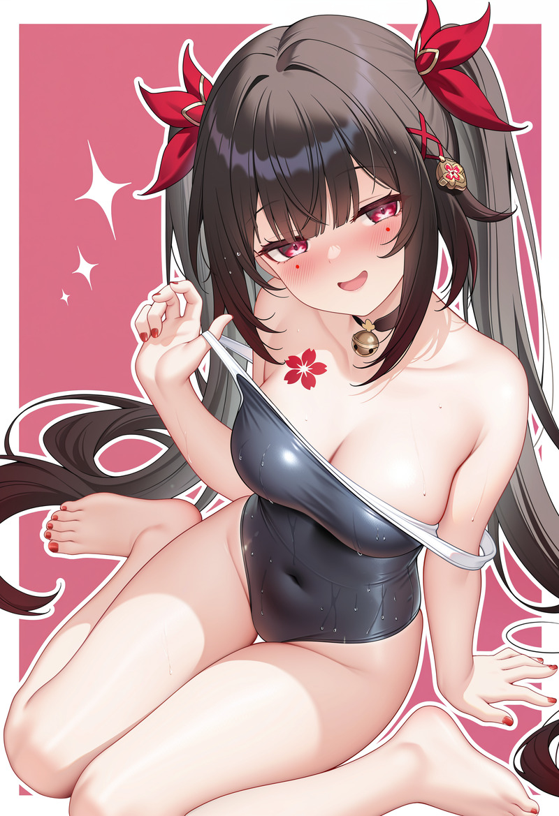 【二次】胸の谷間がエロい格好の女の子たちのエロ画像 Part２６