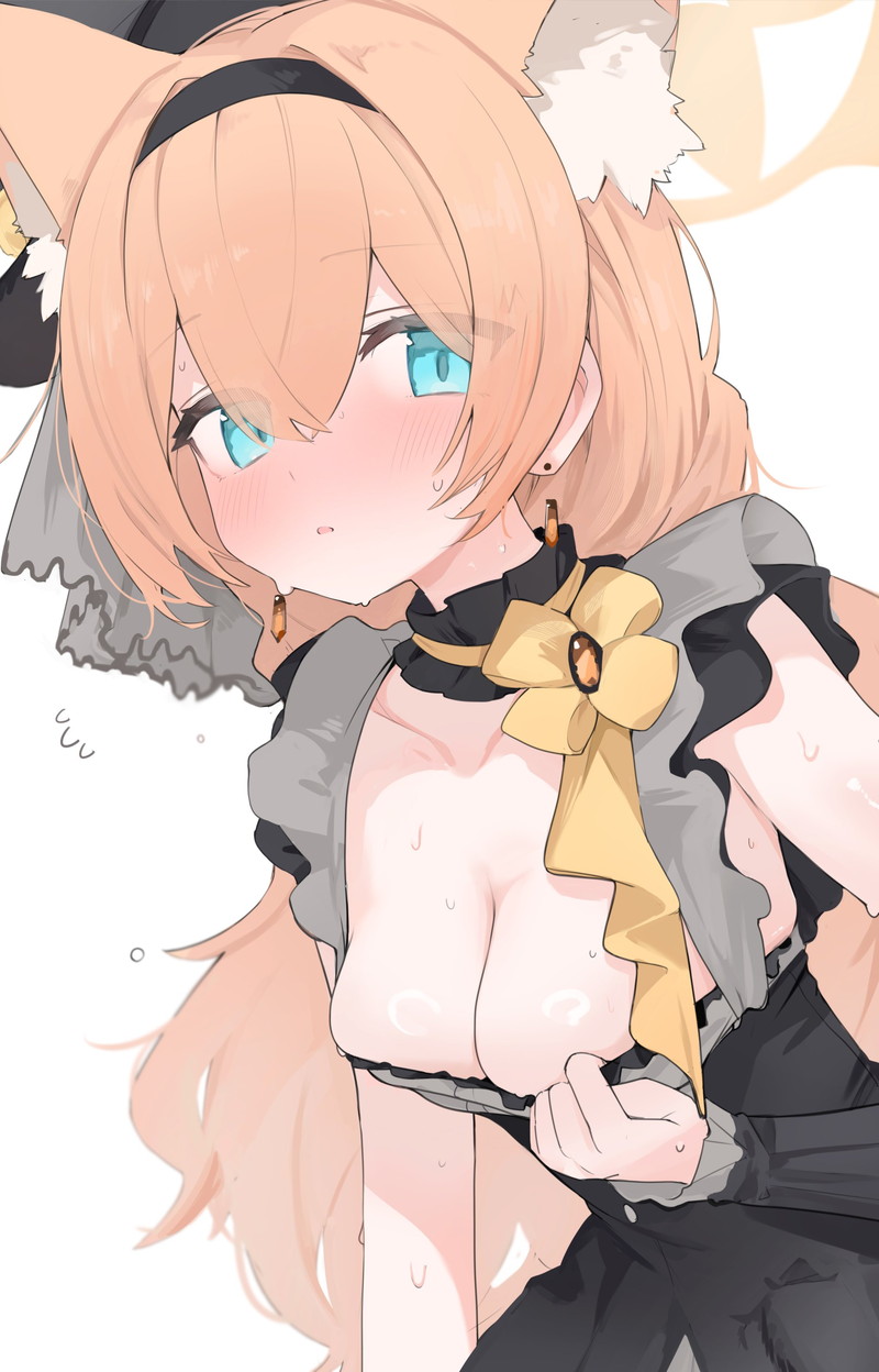 【二次】胸の谷間がエロい格好の女の子たちのエロ画像 Part２７