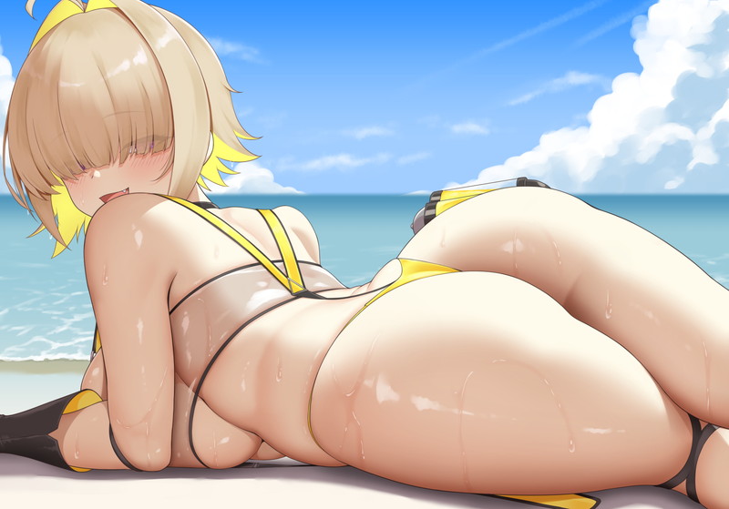 【二次】ハミマンやハミケツがエロい食い込みコスチュームのエロ画像 Part３１