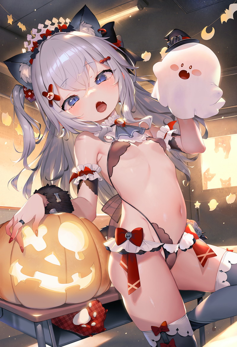 【二次】お腹、おへそのエロ画像まとめ Part６６