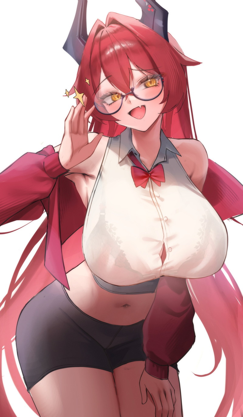 【二次】濡れ透けやスケスケな服を着た女の子のエロ画像 Part４８