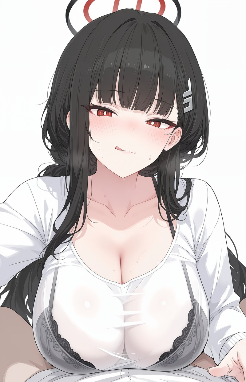 【二次】濡れ透けやスケスケな服を着た女の子のエロ画像 Part４８