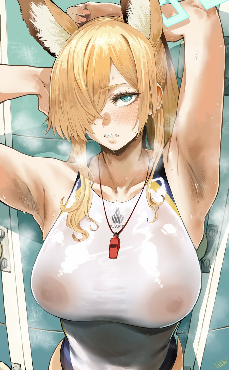 【二次】濡れ透けやスケスケな服を着た女の子のエロ画像 Part４８