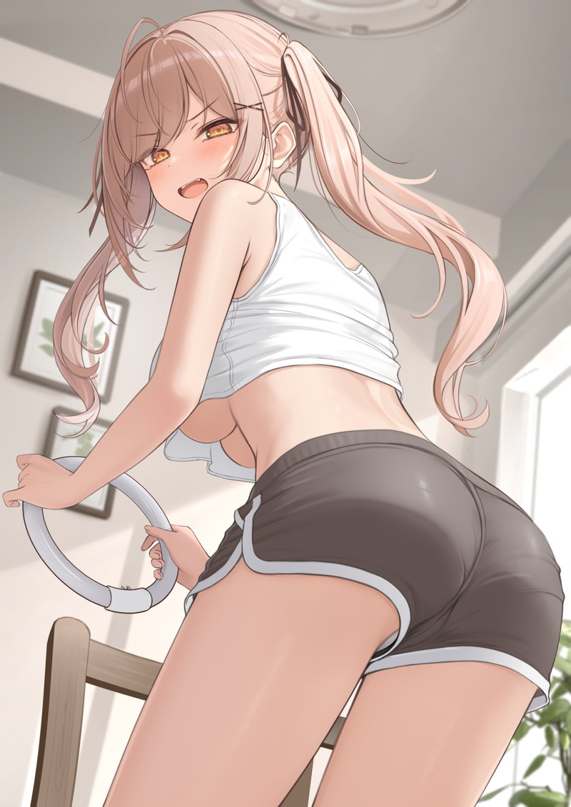 【二次】タンクトップ姿の女の子のエロ画像まとめ Part１３