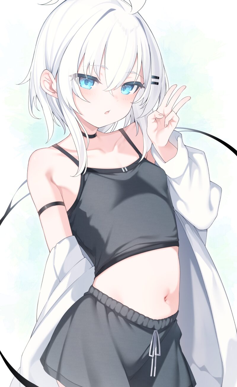 【二次】タンクトップ姿の女の子のエロ画像まとめ Part１３