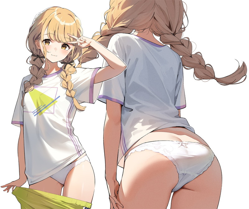 【二次】色んな女の子のパンツが見れるエロ画像まとめ Part１９