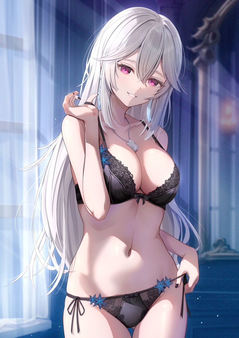 【二次】エッチで可愛いブラジャーを付けた女の子のエロ画像 Part８２