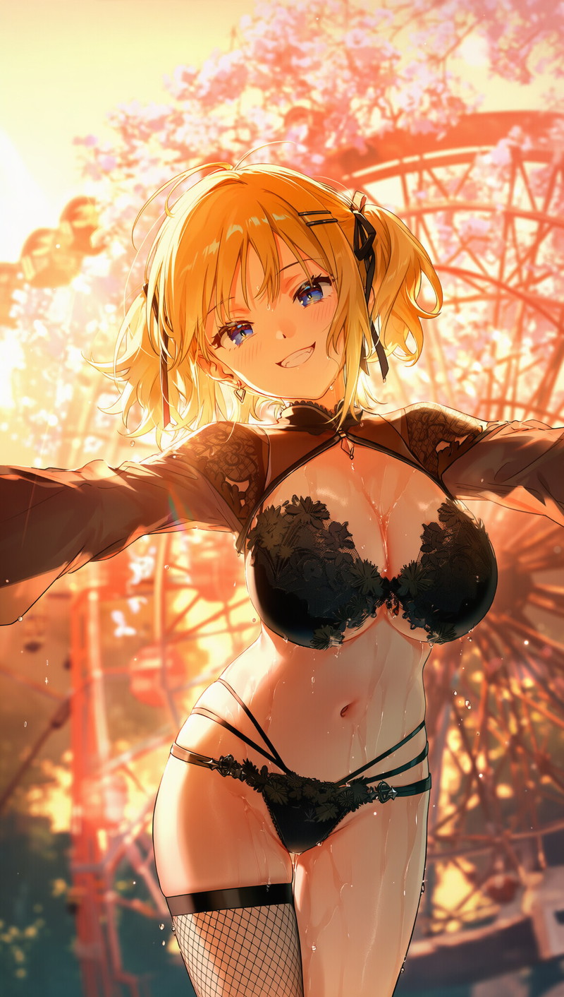 【二次】エッチで可愛いブラジャーを付けた女の子のエロ画像 Part８２