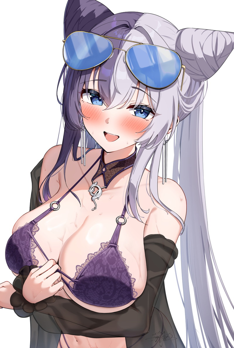 【二次】エッチで可愛いブラジャーを付けた女の子のエロ画像 Part８２