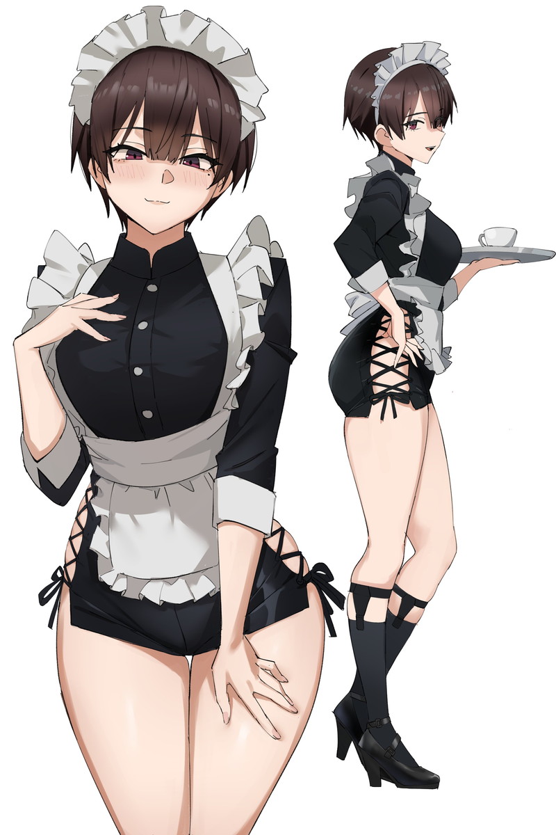 【二次】メイド服を着た女の子のエロ画像 Part８５