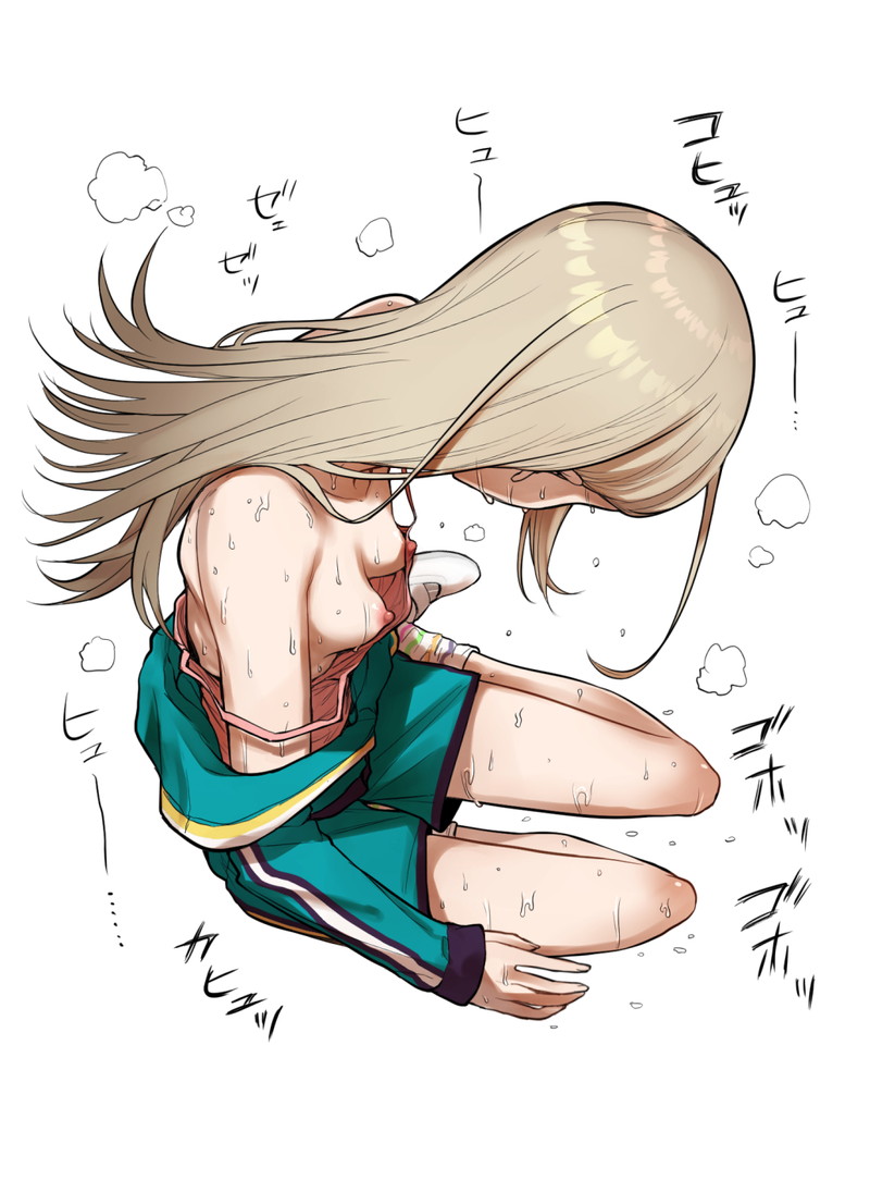 【二次】汗ばんだ肌や身体がエロい女の子の画像 Part３７