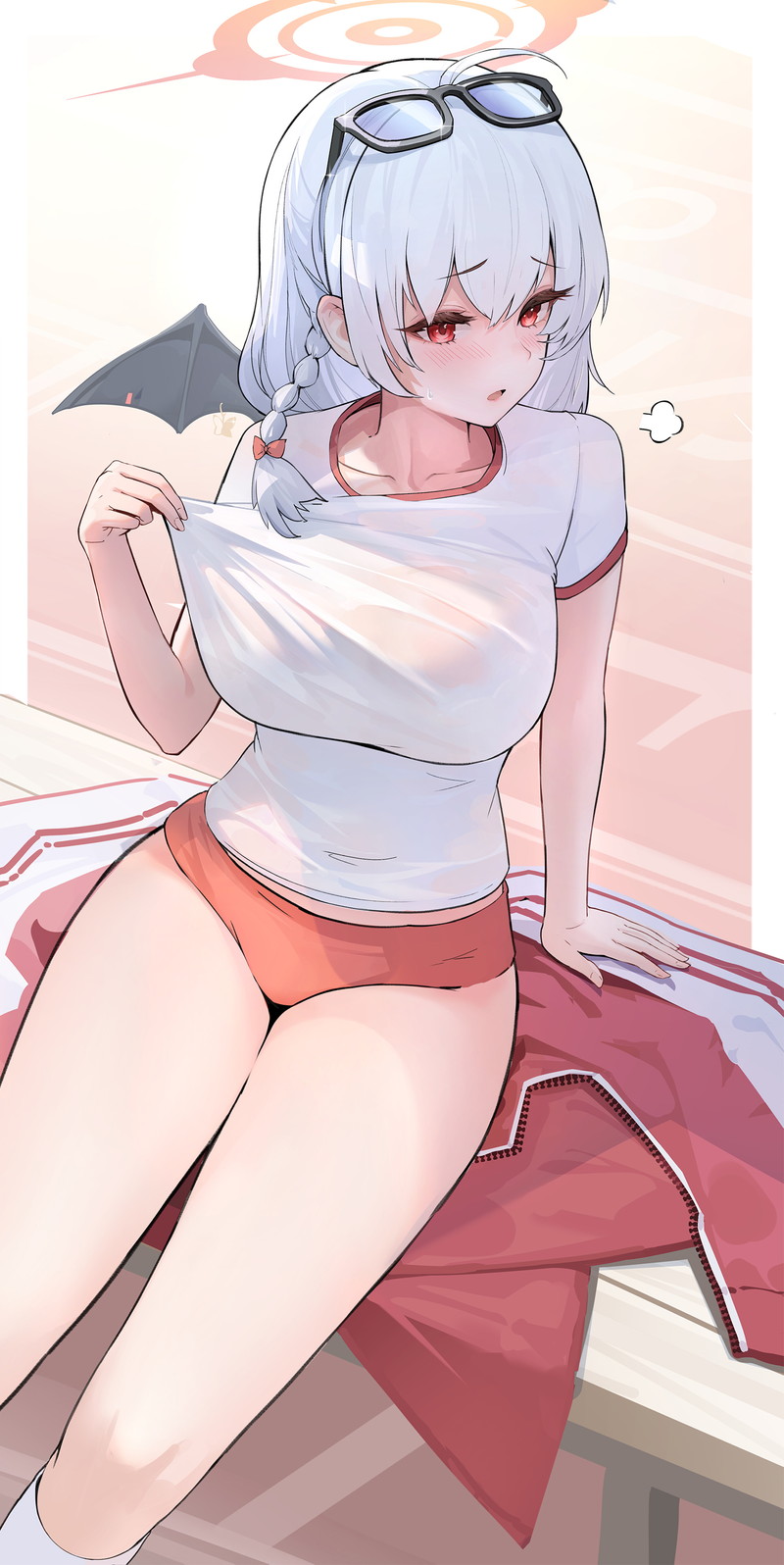 【二次】汗ばんだ肌や身体がエロい女の子の画像 Part３７