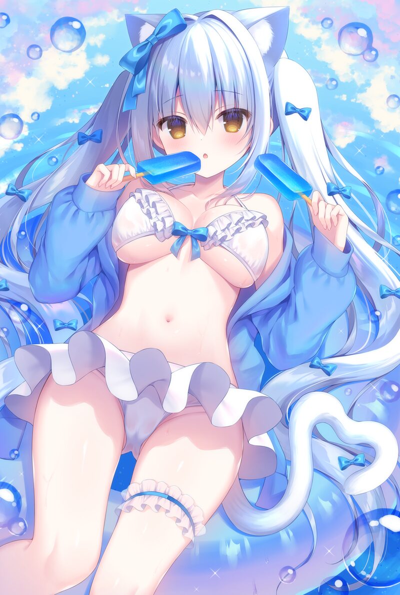 【二次】猫耳、狐耳などが生えたケモミミっ娘たちのエロ画像 Part１４０