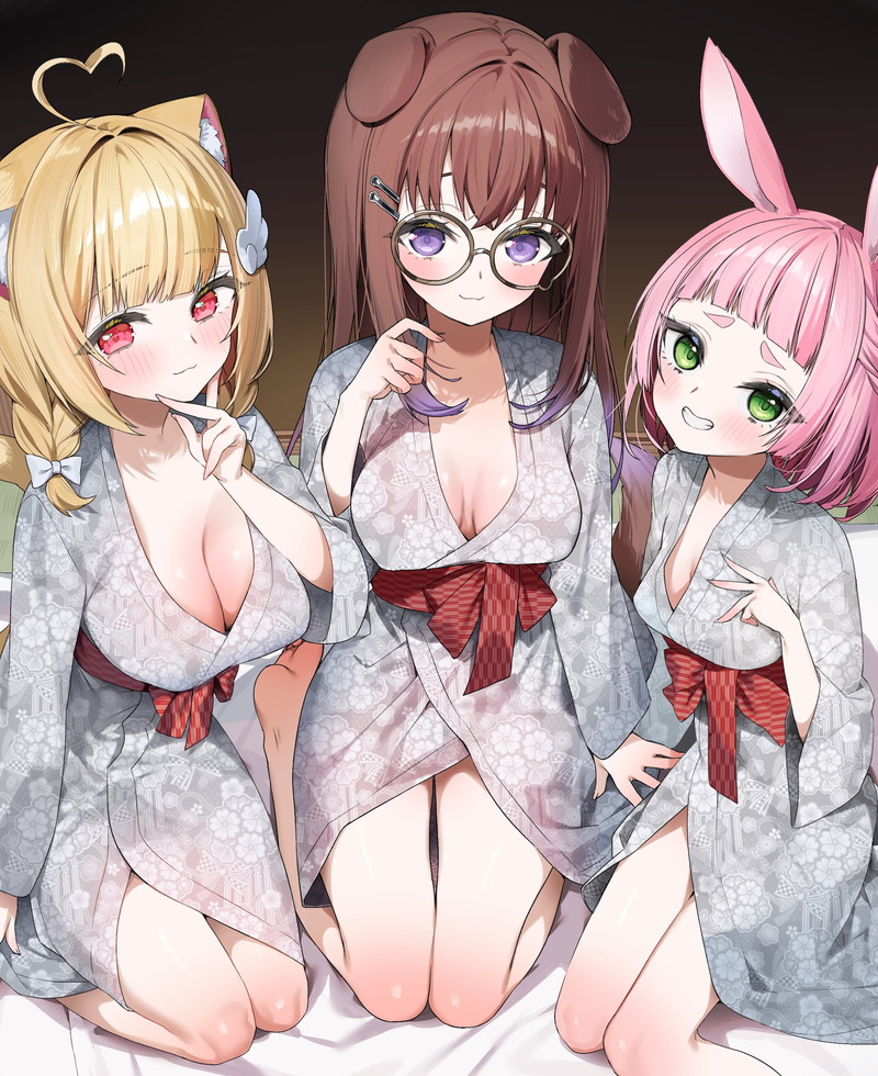 【二次】猫耳、狐耳などが生えたケモミミっ娘たちのエロ画像 Part１４０