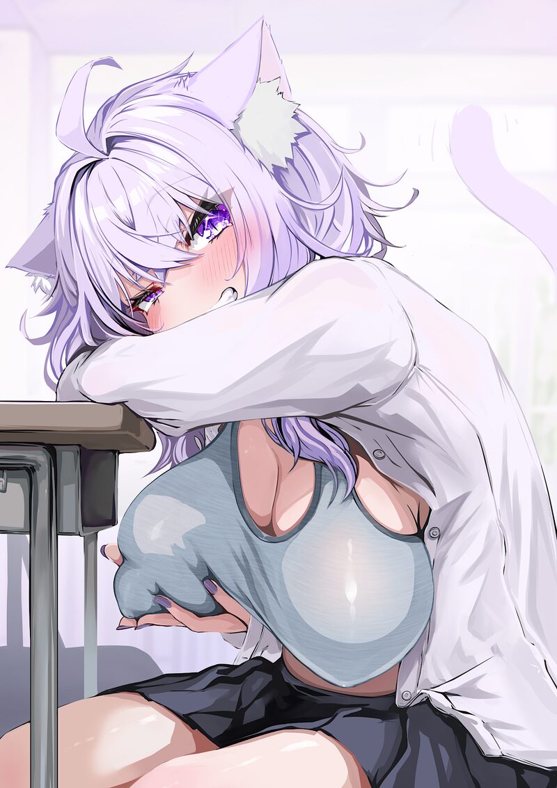 【二次】猫耳、狐耳などが生えたケモミミっ娘たちのエロ画像 Part１４０