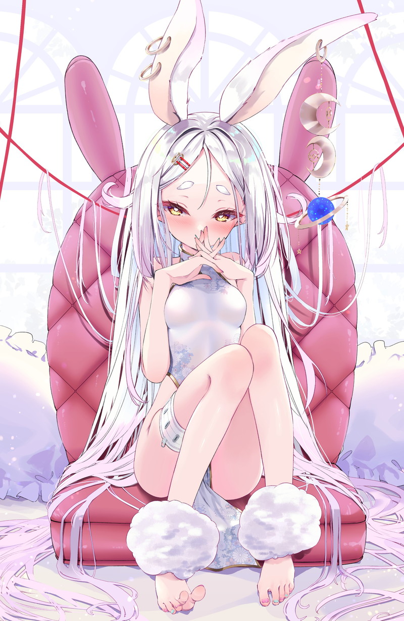 【二次】白髪、銀髪の女の子のエロ画像 Part８８