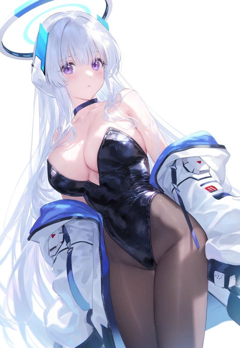 【二次】白髪、銀髪の女の子のエロ画像 Part８８