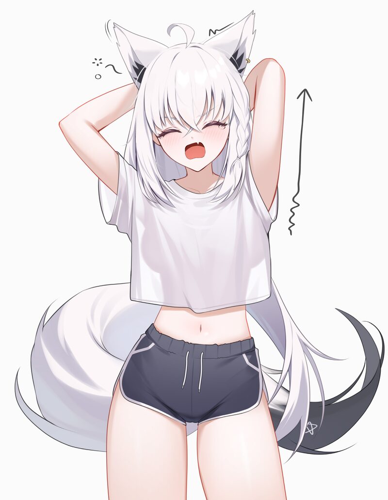 【二次】白髪、銀髪の女の子のエロ画像 Part８８