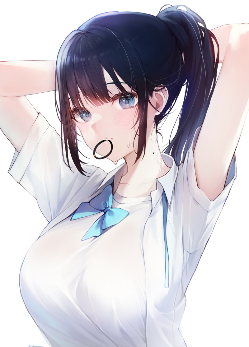 【二次】衣服に包まれた着衣おっぱいに興奮するエロ画像 Part３４